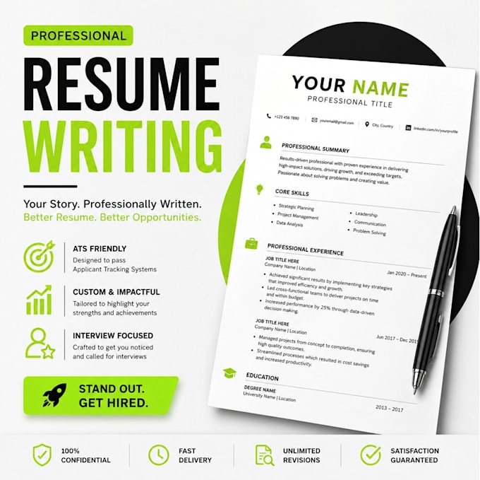 rewrite your resume, optimize with keywords and ats