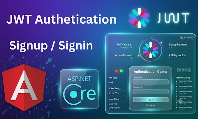 implement jwt authentication and authorization in asp net core
