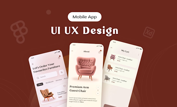 Design professional mobile app ui ux design by figma by Ui_forest136 ...
