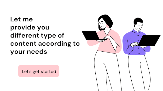 provide different type of content