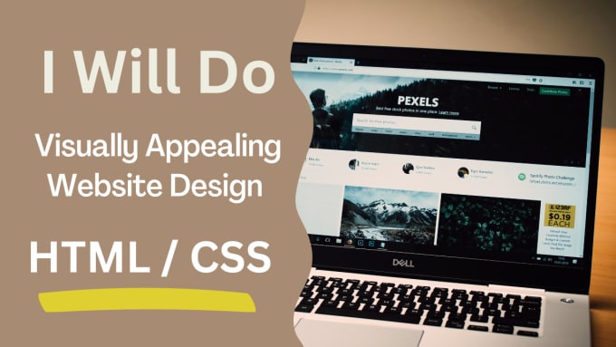 Do visually appealing website design with html css by Jkharalkar | Fiverr