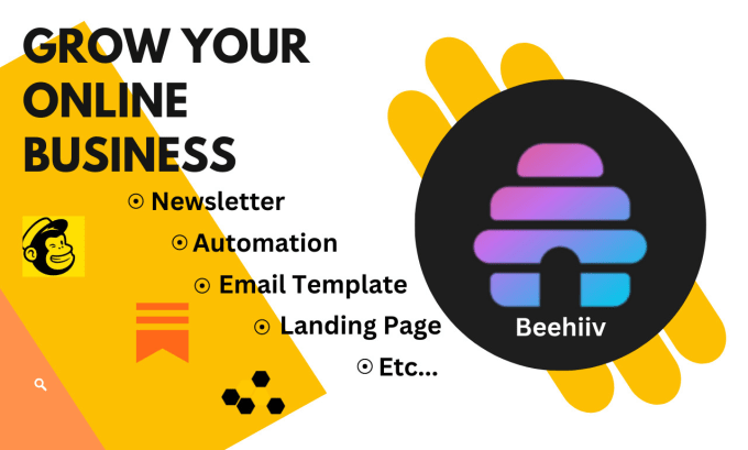 Design your beehiiv mailchimp substack newsletter template by