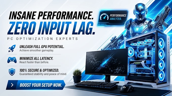 optimize your windows PC for faster performance and gaming