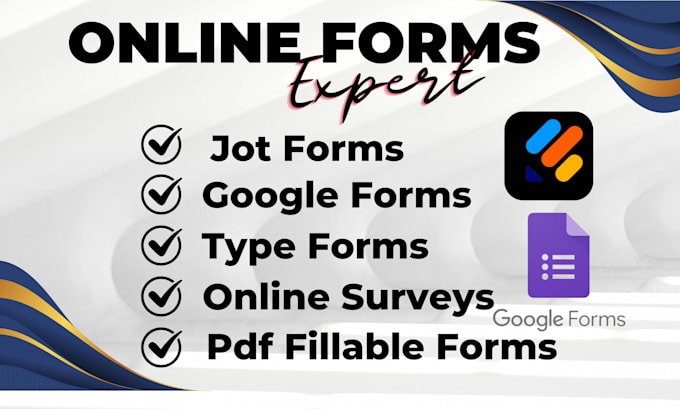 create cognito form, google form, typeform, jotform in 6hours