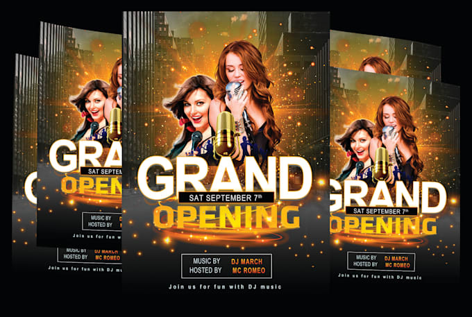 do professional flyer design and poster