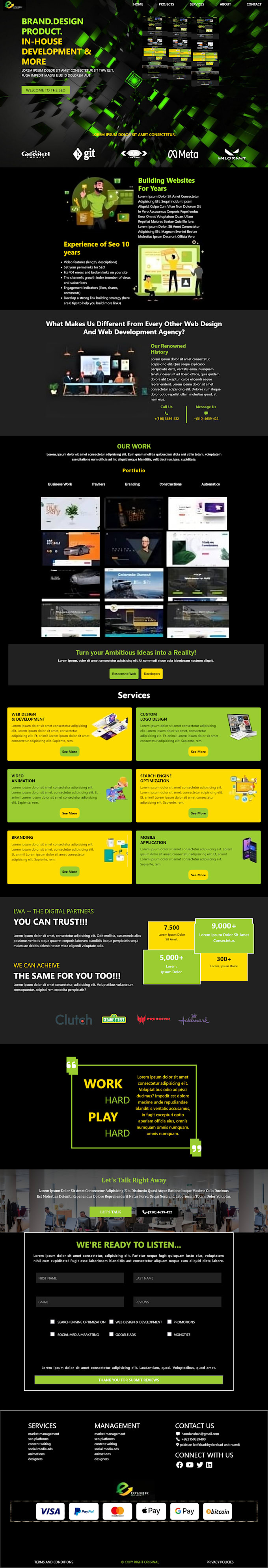 Design and develop website with html css php and bootstrap by ...