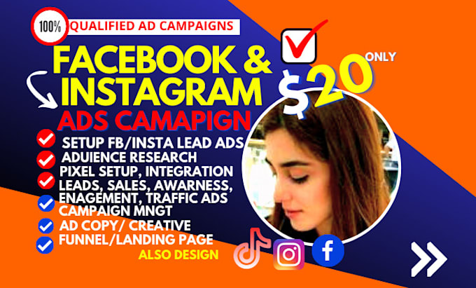 setup facebook advertising, fb ads campaigns for lead generation