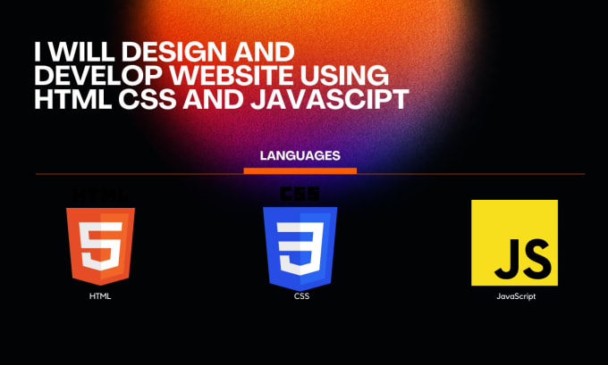 Design and develop website using html css and javascipt by Sfurqan920 ...