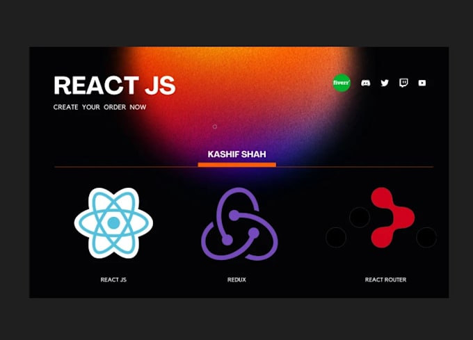 Create a website using by html,css javascript and react with responsive ...