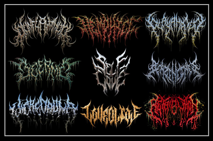 Do design metal, death metal, slamming and brutal logo by Ashley_willia ...