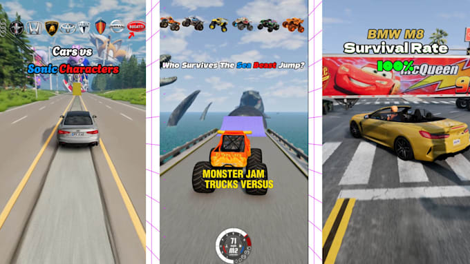 create beamng drive short videos