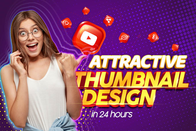 create an amazing videos thumbnail in 24 hour