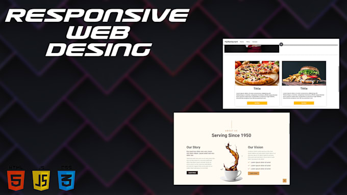 Make a responsive website using html css flexbox and javascript by ...