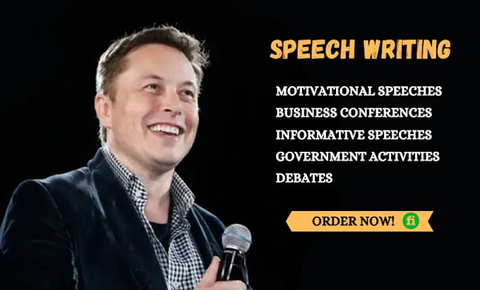 write an informative, persuasive speech, and outline
