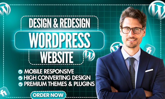 design wordpress business site or redesign wordpress website