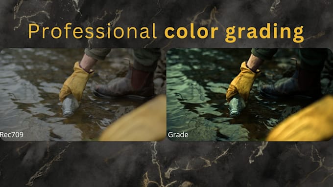 do video color correction and color grading professionally in 24h