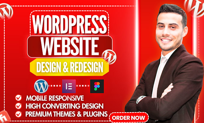 design wordpress website or redesign website with SEO