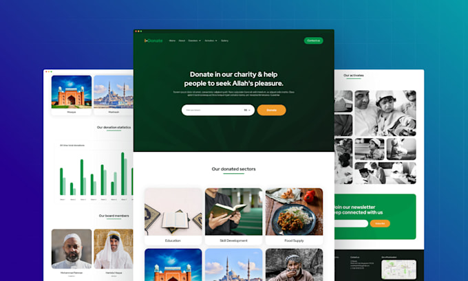design responsive website UI UX in figma