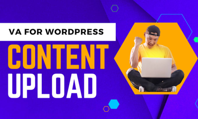 upload articles, content, and blog posts as wordpress VA virtual assistant