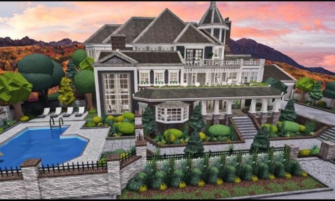 Speedbuild You A Bloxburg House Mansion From Yt Custom Build You Any Bloxburg By Jamesrush01 