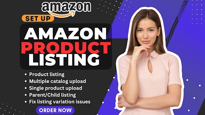 set up amazon seller central account and product listing