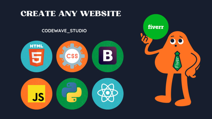 Create any front end webpage in html,css and javascript by Codewave ...