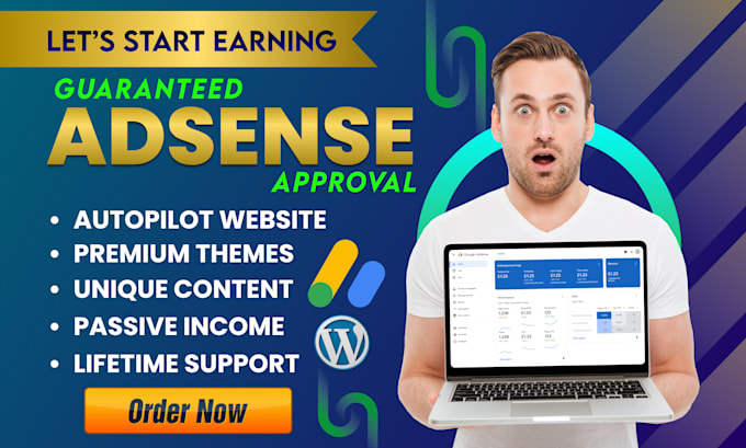 develop google adsense approval wordpress websites on niches