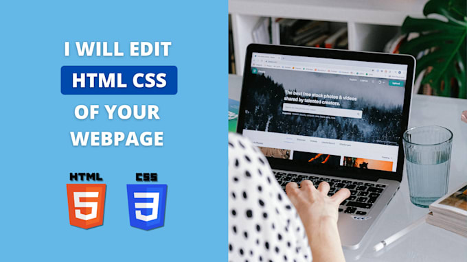 Edit html and css on your webpage by Mariangel_moya | Fiverr