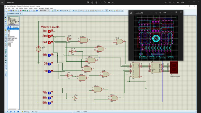 Create proteus circuit, simulation and pcb design by Alyaanch Circuit Diagram