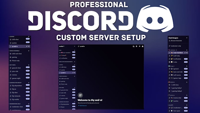 Set up a professional custom discord server for your by Amz_007 | Fiverr