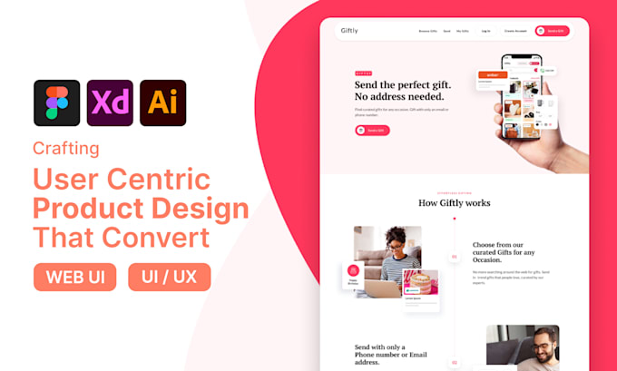 Do creative user centric and high quality website ux ui design by We ...