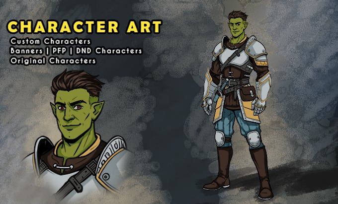 draw your character art and dnd character art