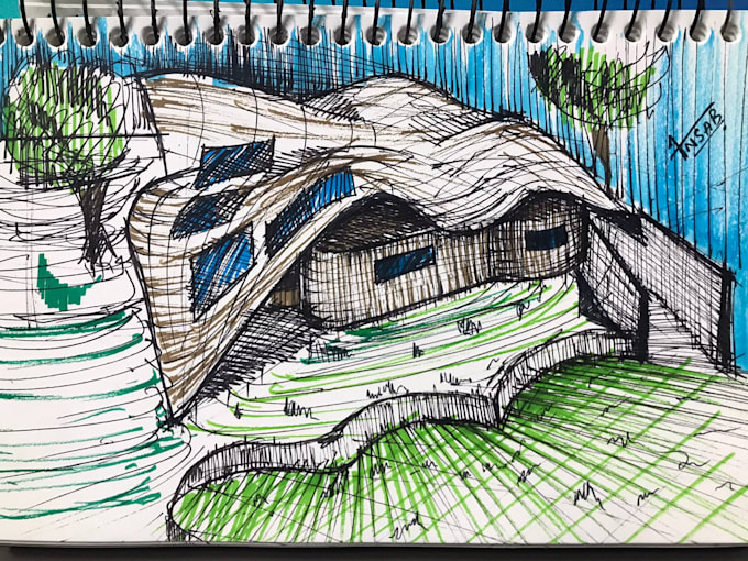 do pre design working with architectural freehand sketches