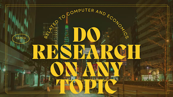 do research on topics related to computer science ,history, economy or any