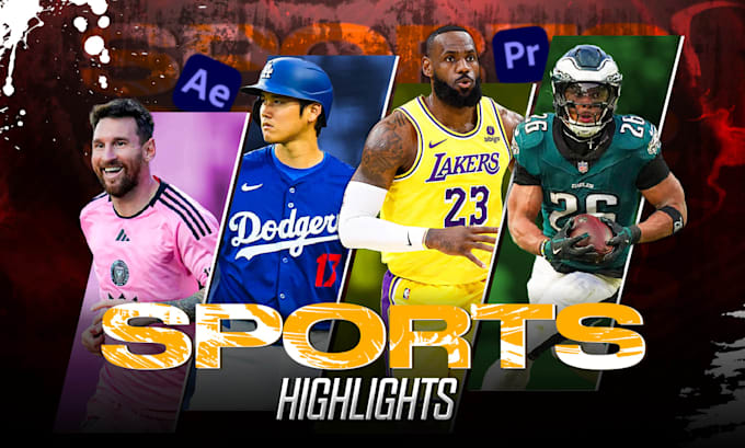 create basketball, baseball, football, NFL, and other sports videos