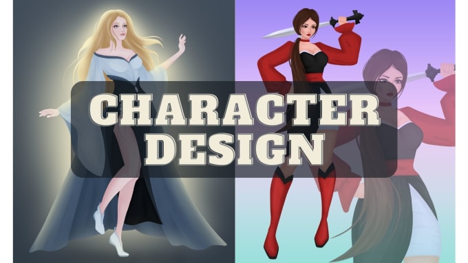 create a character design or concept art for your game