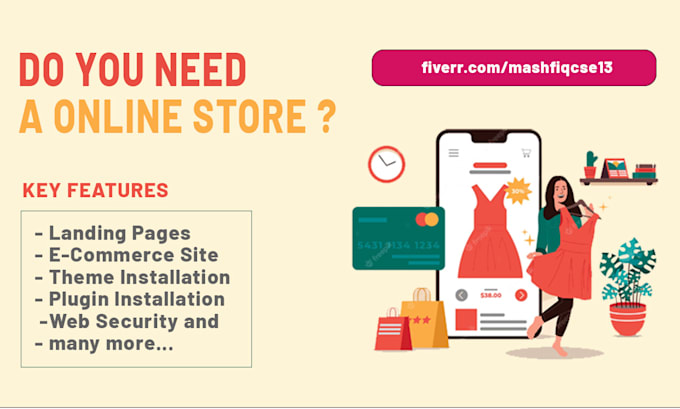 design and develop ecommerce online store website