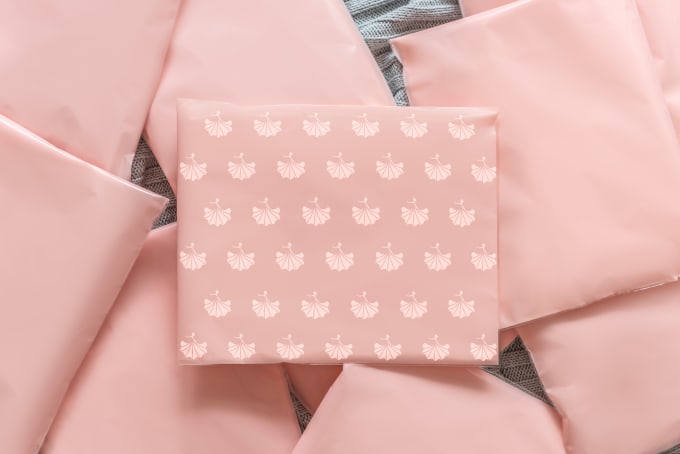 design unique tissue wrap design and 3d mockup