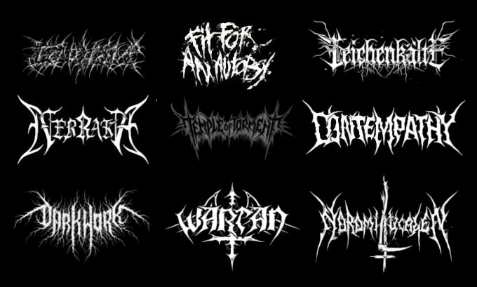 Do chrome metallic, brutal death metal logo design for band by Hamza ...