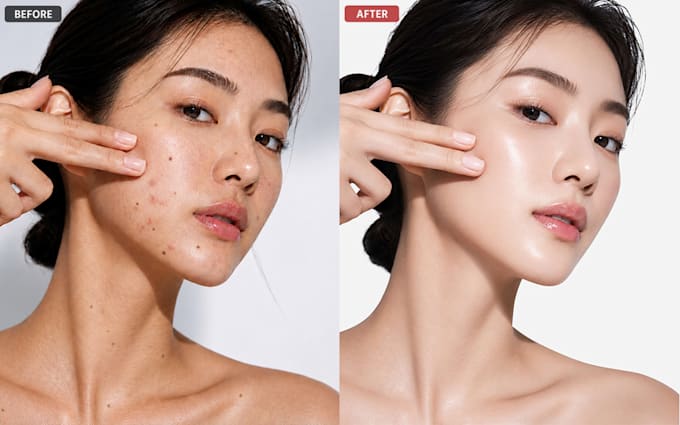 do model retouching skin retouch beauty retouching