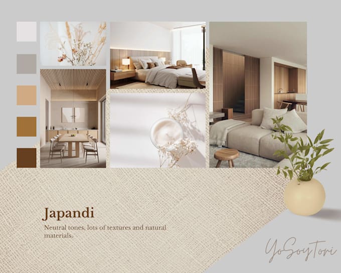 design a professional color palette and aesthetic mood board