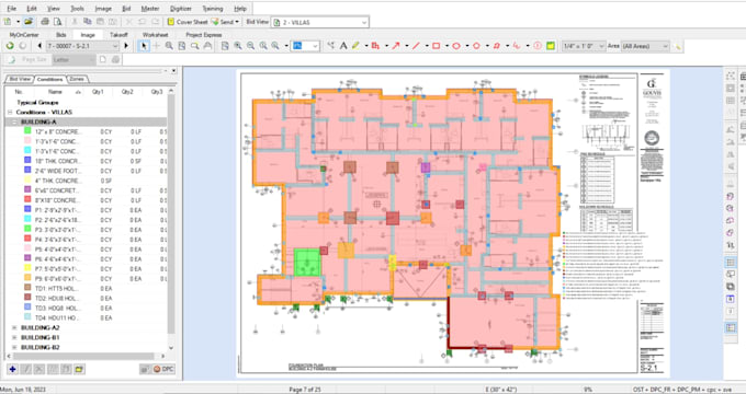 do material takeoff and boq using onscreen takeoff software