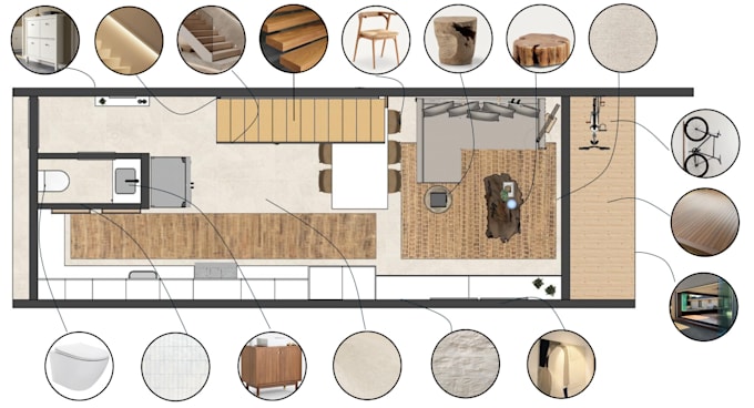 create stunning interiors design concept