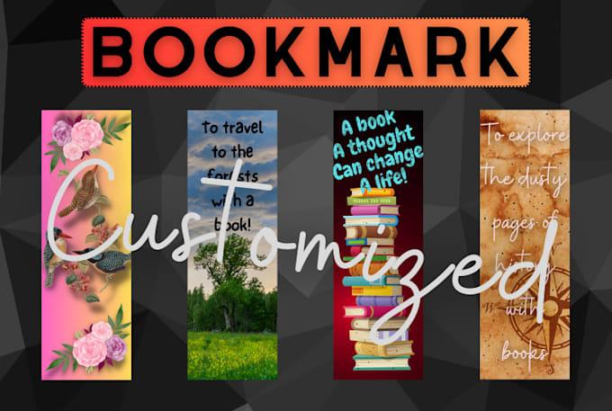Design custom bookmarks that reflect your style and passion by Mavi ...
