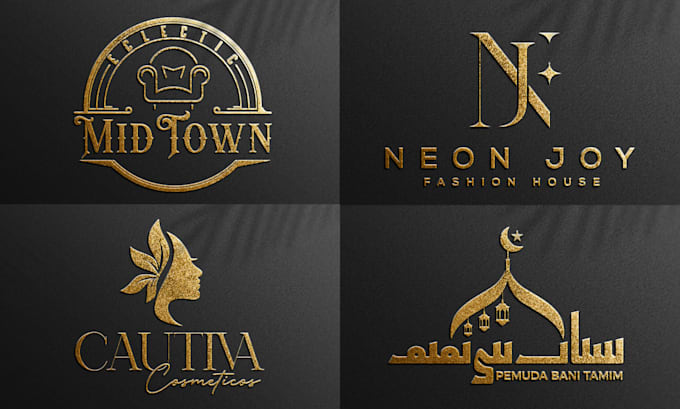 Do jewelry vintage fashion luxury clothing brand logo by