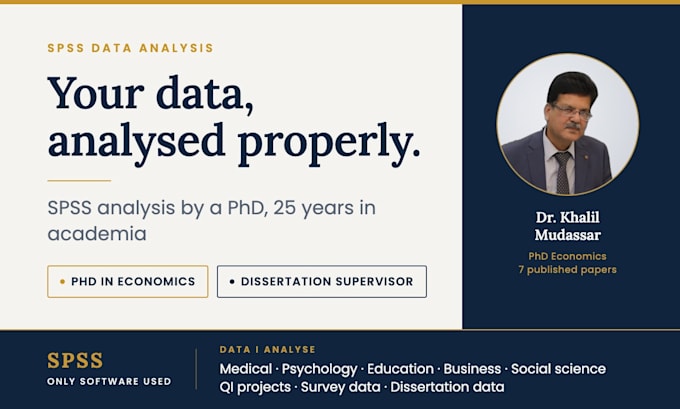 do medical research data analysis and statistical survey analysis using spss