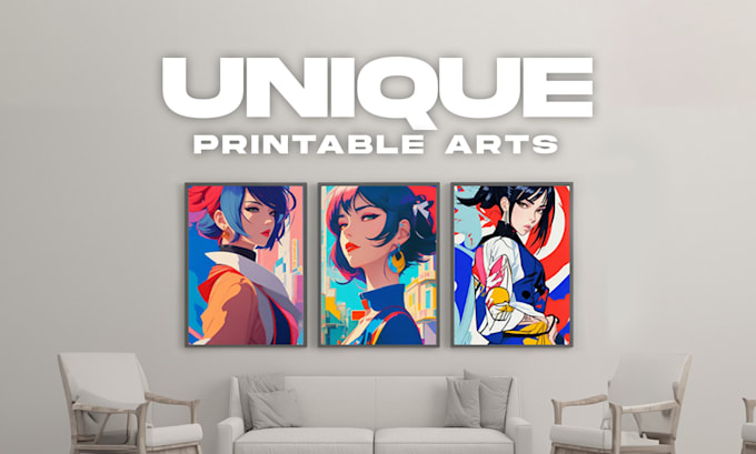 Create unique canvas wall art designs for etsy using ai by ...