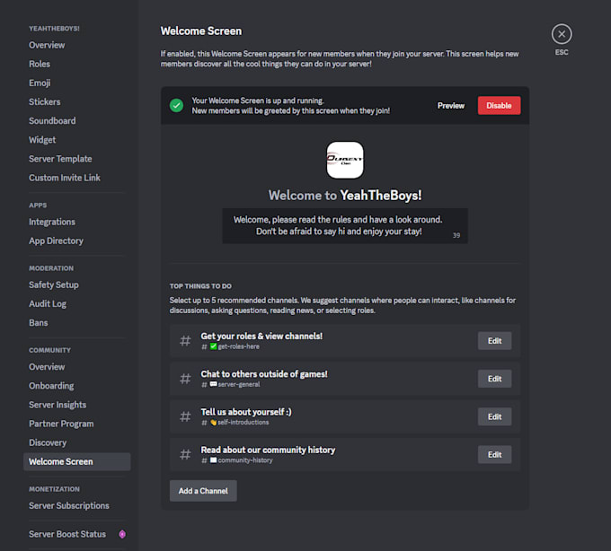 Setup a custom discord server professionally by Josh21801 | Fiverr