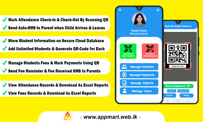 develop qr code app for attendance management