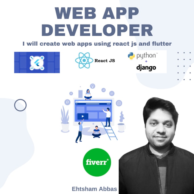 Create web apps using react js and flutter by Ehtsham_abbas | Fiverr